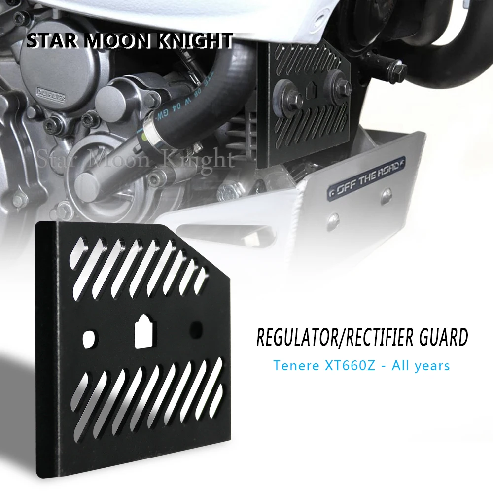 

For Yamaha Tenere XT660Z XTZ 660 All years Motorcycle Regulator Rectifier Guard Protector Cover Protecting Mask Board Baffle