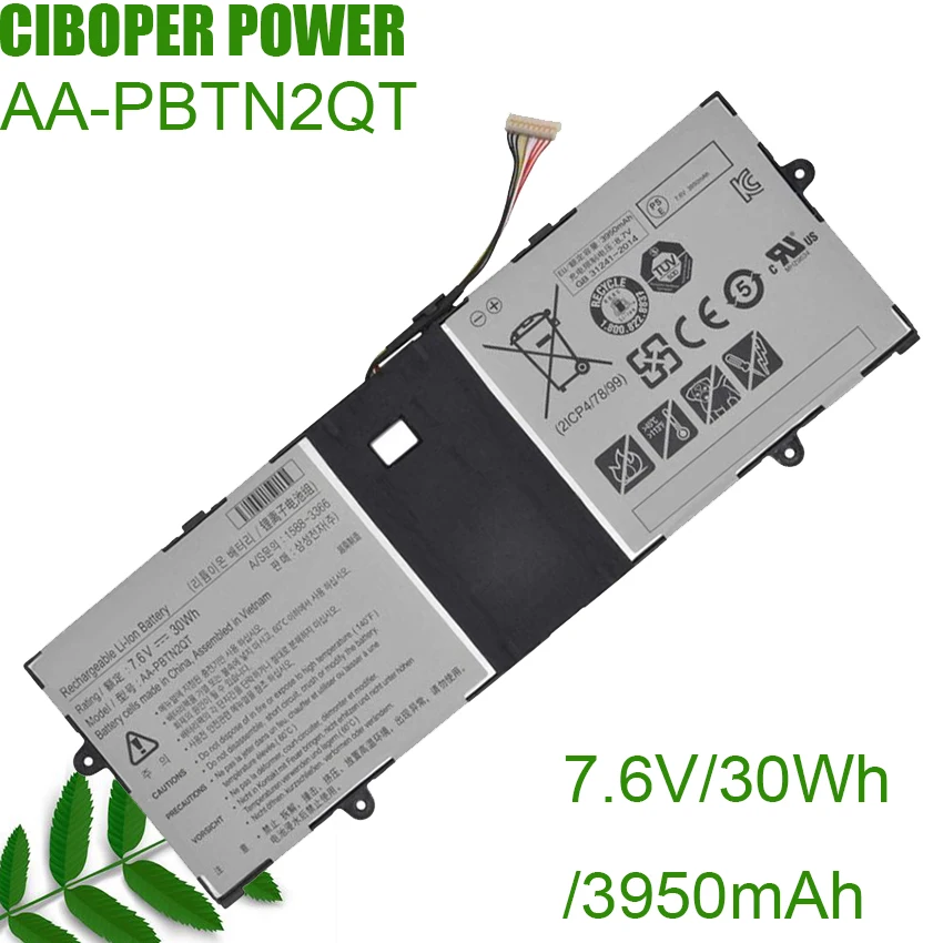 Bateria do Laptop Genuína para Notebook9 Np900x3n 900x5n 900x3t 900x3n-k03 K04 K06 K09 Aa-pbtn2qt 7.6v 30wh cp