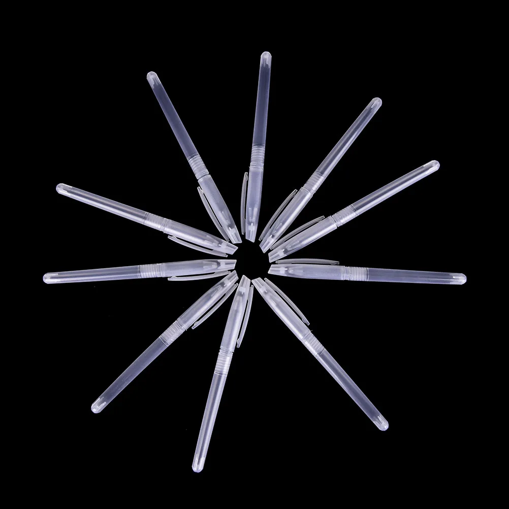 10 pcs New Transparent Pen Cover Gel Pen Shell Ballpoint Pen Shell Simple Styple Cheap Pen Shell Cover office supplies