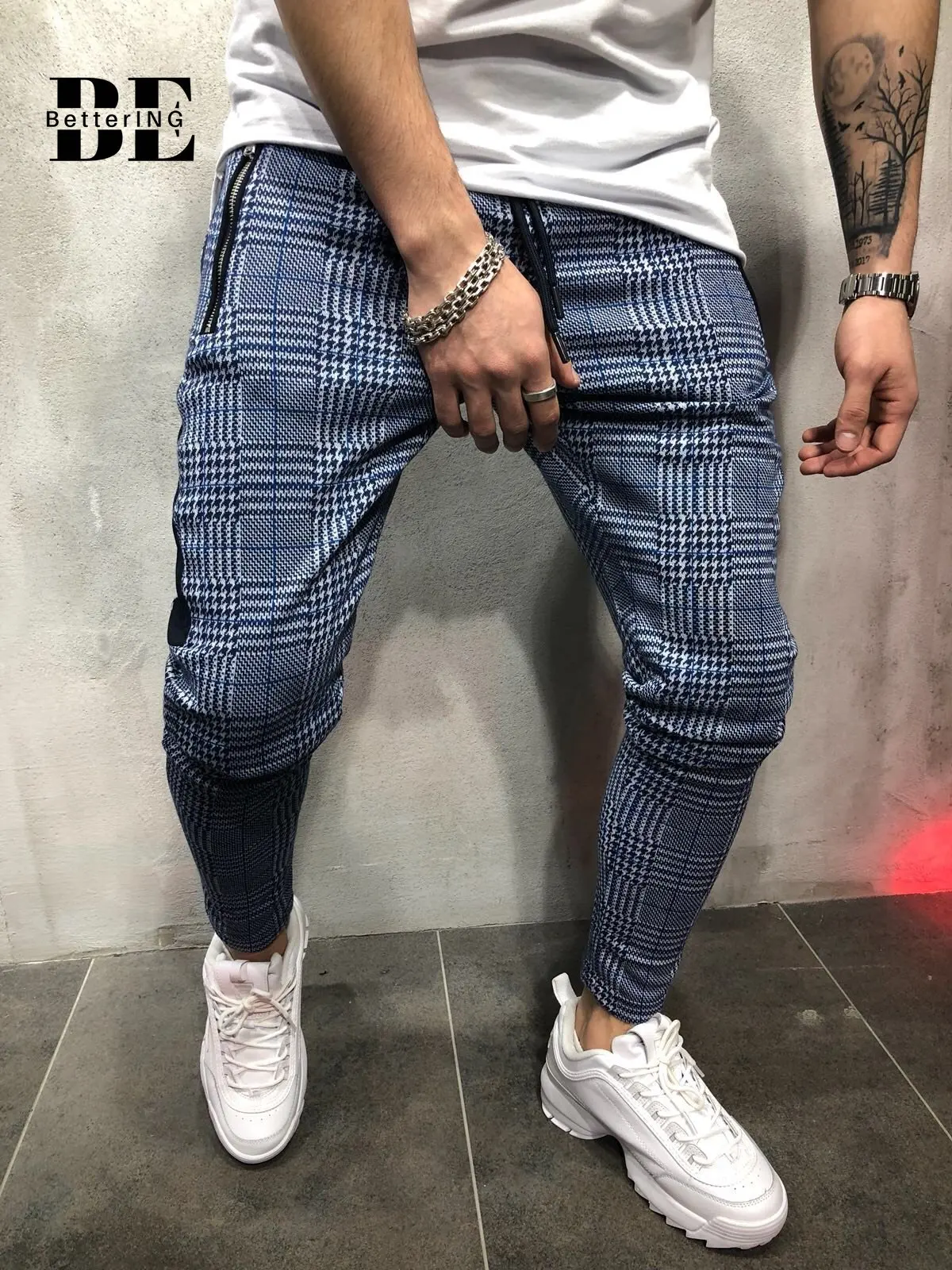 2021 new male jogging trousers fitness training fashion trend trousers slim breathable camouflage casual sports trousers