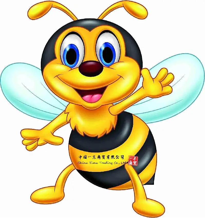 Sticker Honey Bee Stickers Self-Adhesive Car Sticker Picture Decoration Car Motorcycle Helmet Caravan Moped Scooter Nursery