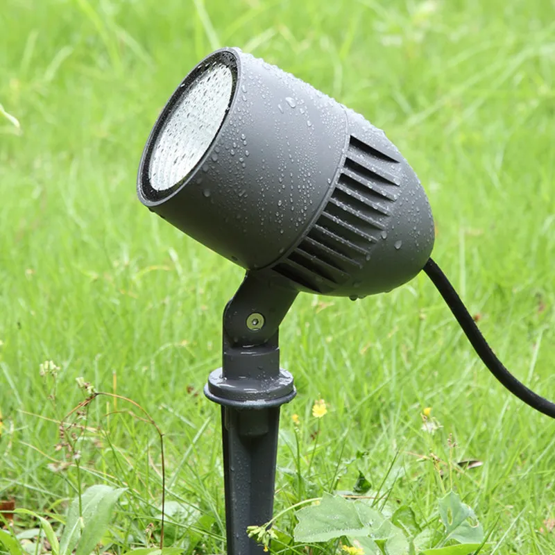 

DC12V Aluminum LED Garden Lawn Lamp 4W 10W 12W 220V 110V Outdoor LED Spike Lamp Path Landscape Waterproof Spot Light