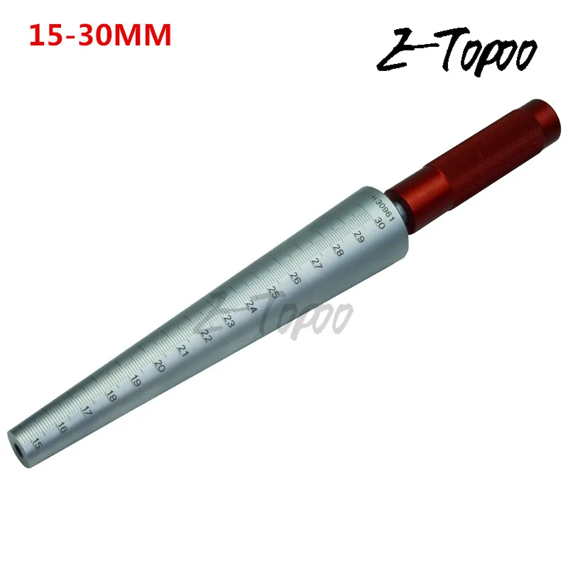 Conical feeler gauge taper cone cylinder gauge 1-6.5mm 3-15mm 15-30mm 30-45mm  for measuring hole size diameter taper gauge