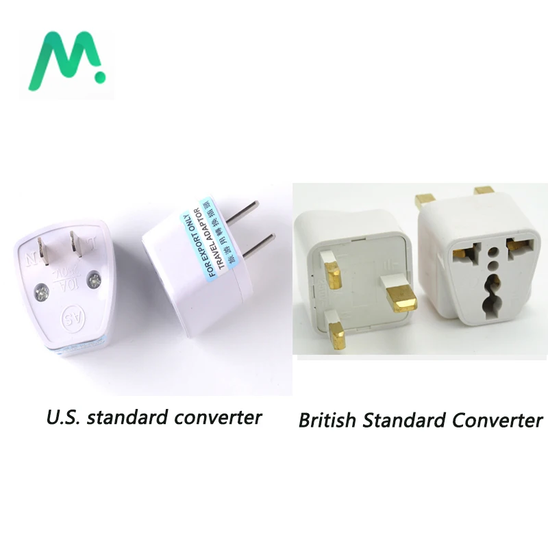 Heating Temperature Control Accessories 2 Pcs British Standard Conversion Plug American Standard Conversion Plug