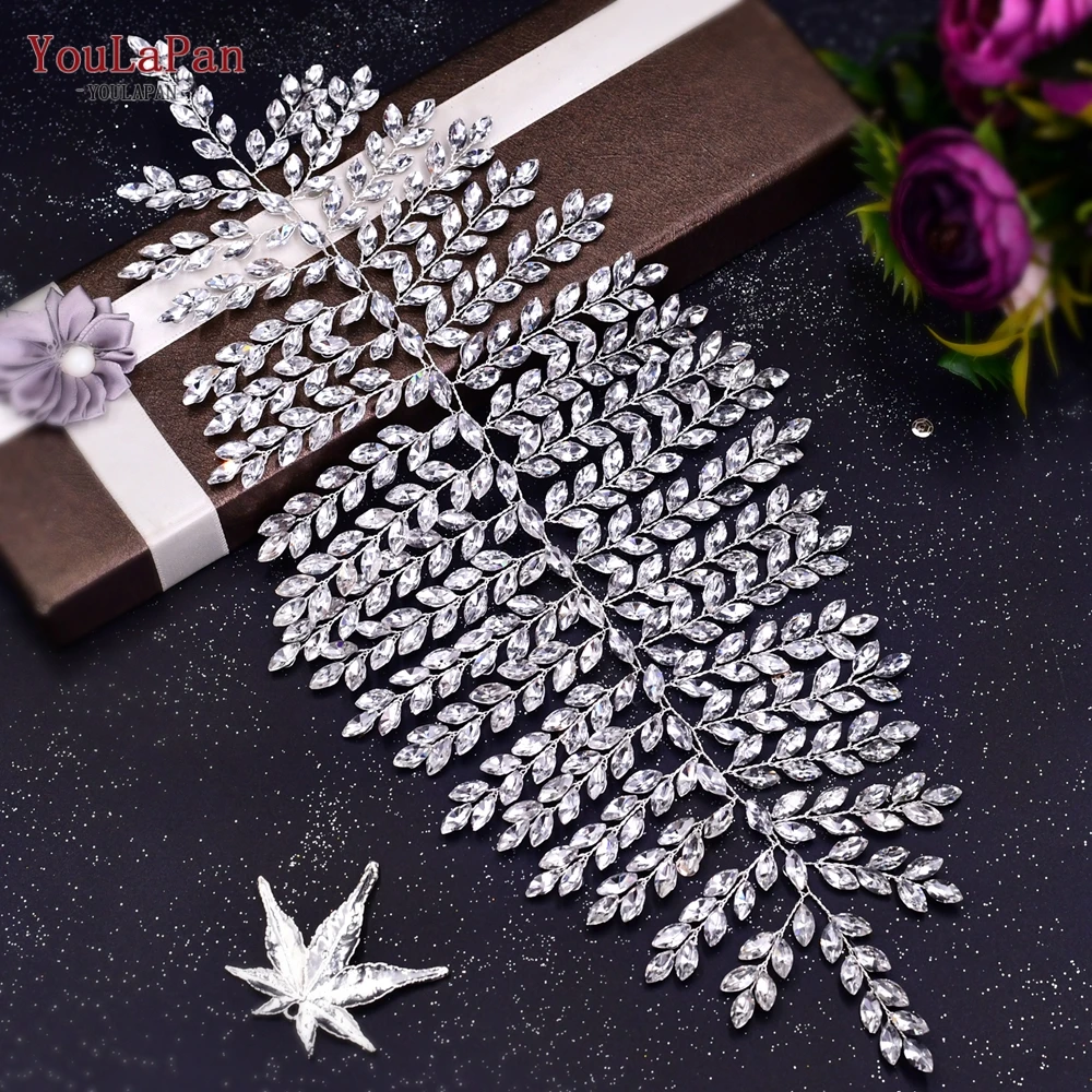 YouLaPan HP238 Wedding Hair Accessories Rhinestone Bridal Headband Elegant Women Tiara and Crown Girls Gifts Headdress for Party