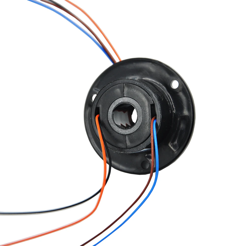 10mm Mini Hole Hollow Slip Ring 4 Channels 2A Conductive Electric Slipring Rotary Joint Connector 240V AC/DC ZHT010-04A