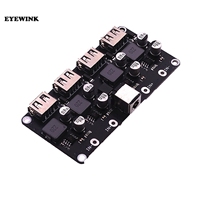 Double Four USB Fast Charger Buck Module Single Port 24W Support QC2.0 QC3.0 QC 2.0 3.0 Input 6V- 30V Car Vehicle Board