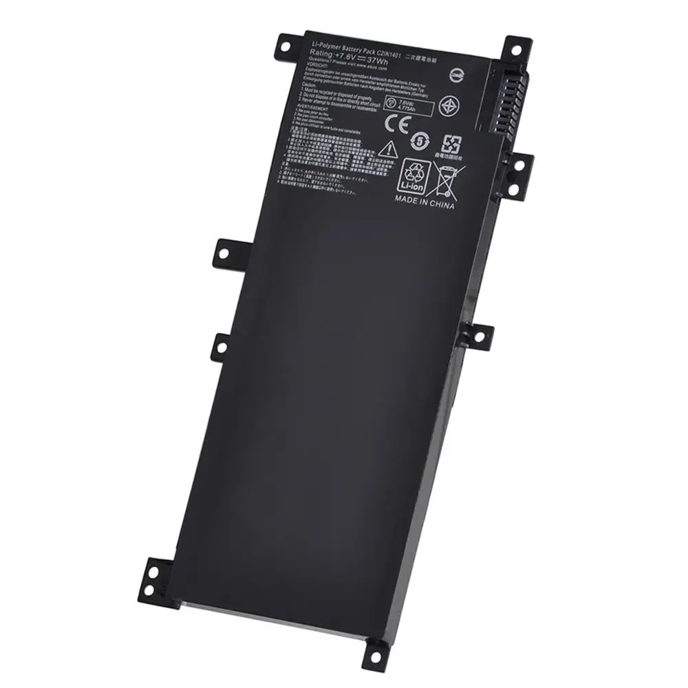 Batería de 7,6 V para ordenador portátil, pila C21N1401 para ASUS X455L X455LA X455LD X455LF X455LN F455L F455LD R455LD Y483L Y483LD W419L K455L