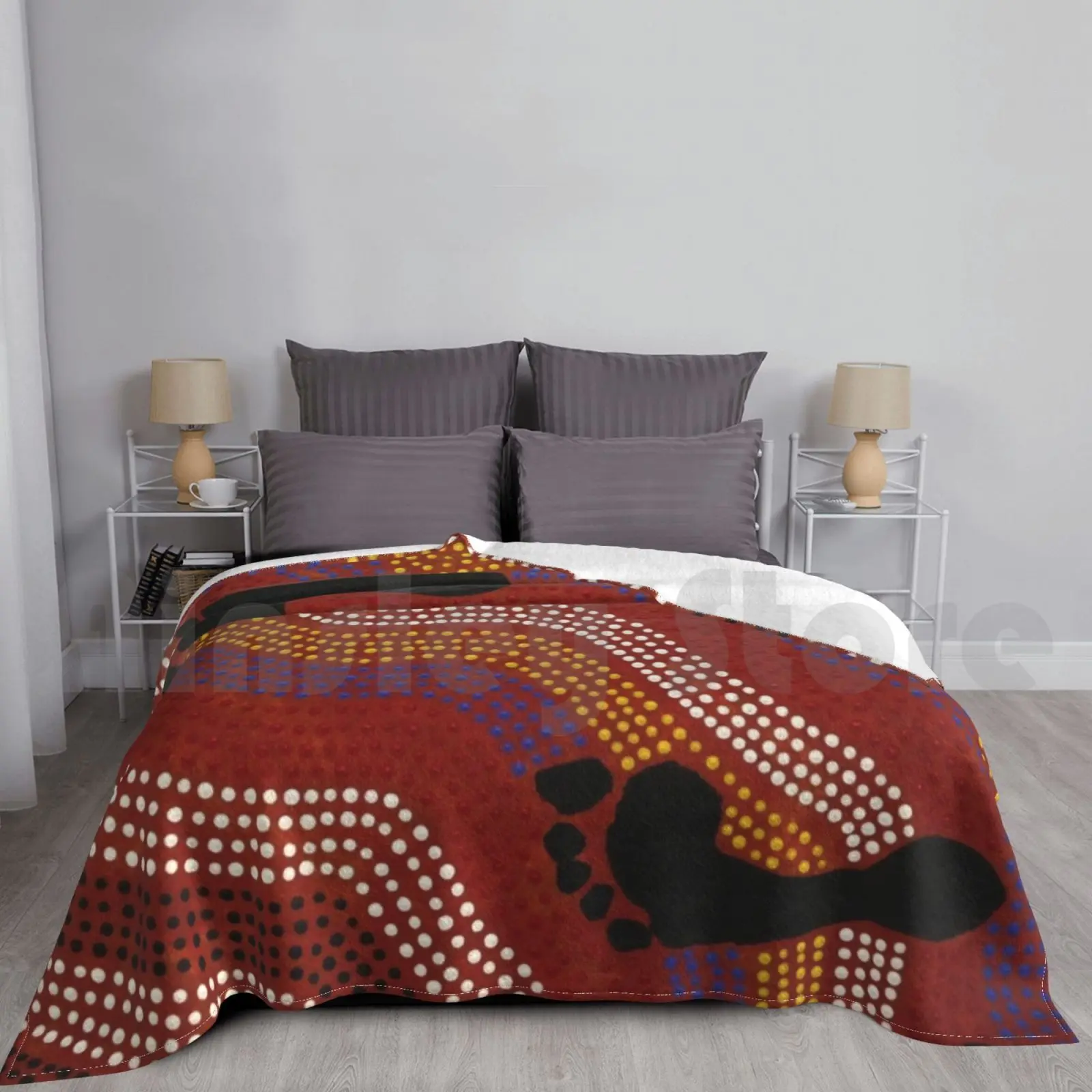 

Одеяло для ног 44, Дэвидпек, Дэвид Пик, Дэвапеке, Дейв Пек, Пик, Десерт, Австралия