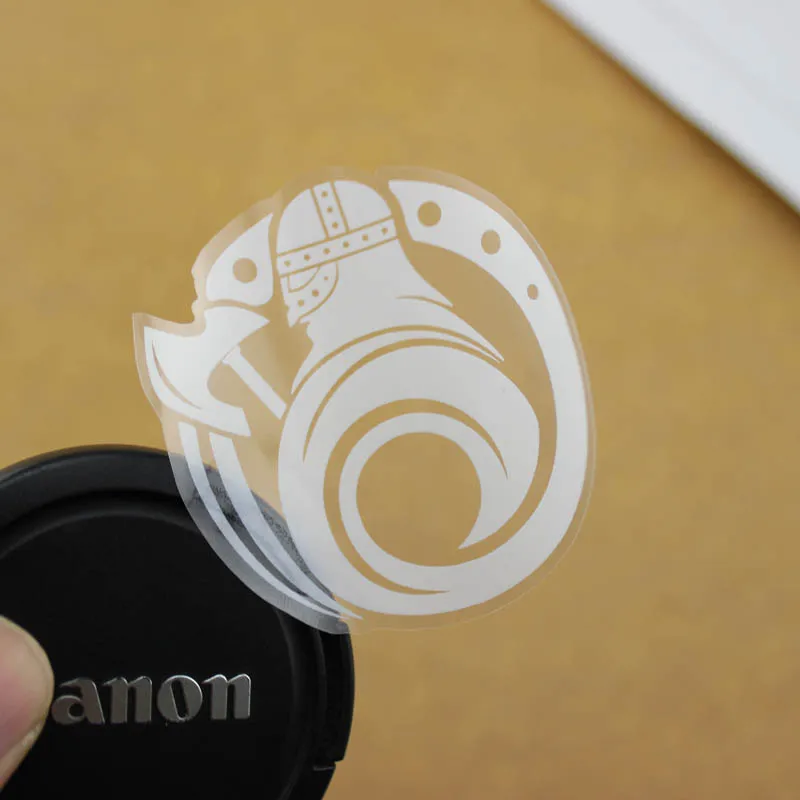 Manufacturing self adhesive clear logo sticker printing, waterproof vinyl transparent logo packaging sticker