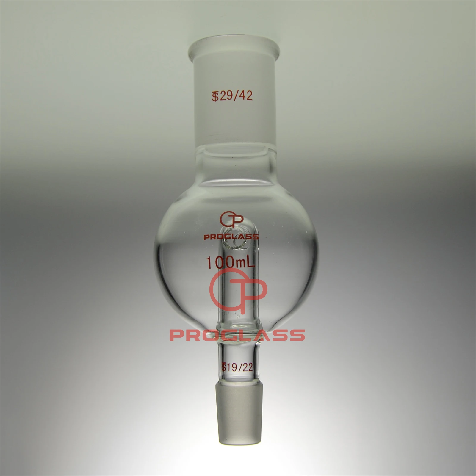 

Laboratory Adapters Distilling,Trap,Anti-Splash,100mL 29/42 Top Joint,and 14/20 Bottom Joint