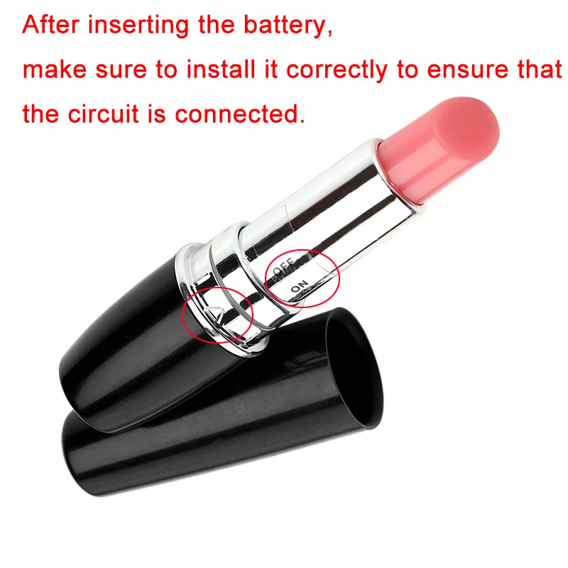 IKOKY Mini Discreet Lipstick Vibrator Waterproof Vibrating Jump Egg Bullet Massage Adult Sex Toy for Women Clitoris Stimulati