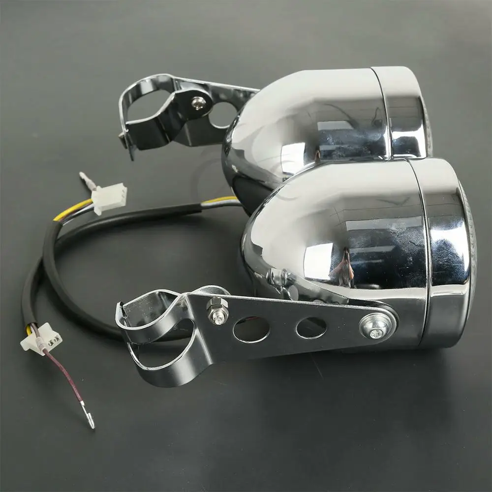 Motorcycle Front Headlight W/ Bracket For Harley Softail Cafe Racer Dual Sport Dirt Bikes FXSTSB 1995-1997 FLSTC 1998-2013 2012