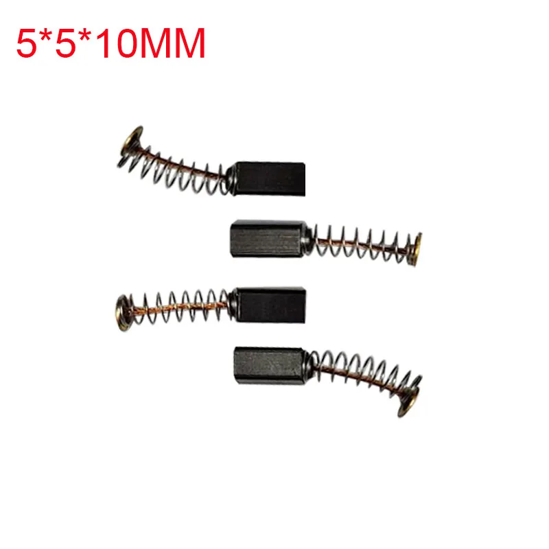 10 PCS Various Type Graphite Brushes For Electric Motors Tools Hammer Angle Grinder Electric Drill Cutting Machine Carbon Brush