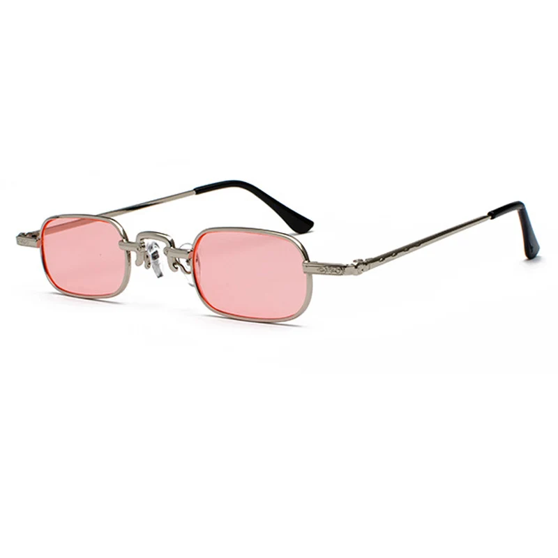 OEC CPO Vintage Square Sunglasses For Men Luxury Brand Designer Metal Sun Glasses Women Fashion Famous Brand Eyewear Gafas O87