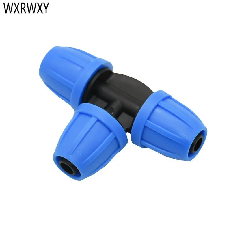 

3/8" water tee Thread Lock 8/11 garden hose tee water splitter barb T Connector 3-Way Barbed Connector 2pcs