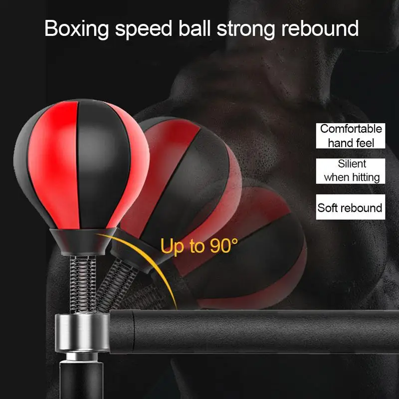 Boxing Speed Response Target High Quality Durable Adjustable Height Training Boxing Ball Professional Heavy Stand Punching Bag