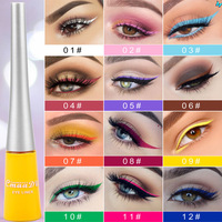 Brand New 17 Colors White Gold Matte eyeliner For Easy to Wear Waterproof Liquid Eyeliner Beauty Eye Liner Makeup