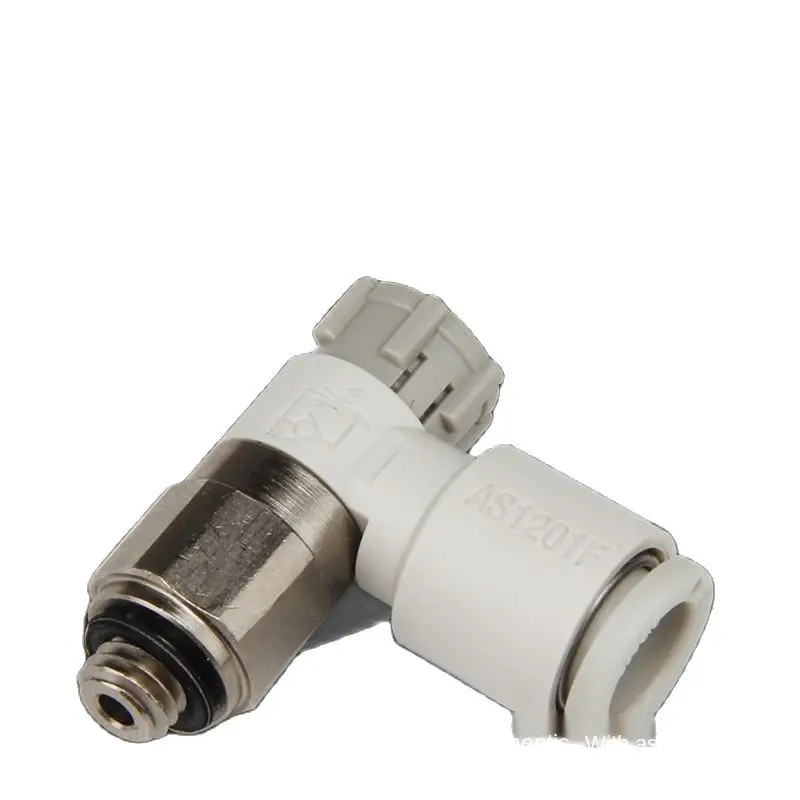 SMC gas connector AS1201F-M5-04A 06A AS2201F-01 02-06 08SA speed control valve 1211F