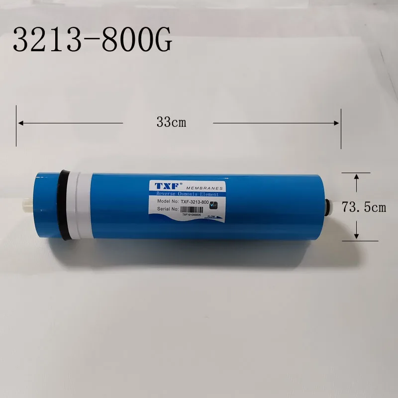 Cartucho purificador de água ro e partes de osmose reversa, 3213-600gpd 800gpd, membrana de filtro de água de osmose reversa, peças de filtro de água ro