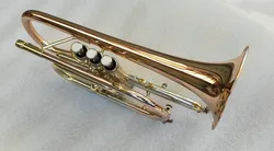 High Quality  Golden Bb Cornet trumpet brass with Case and Mouthpiece Musical instruments