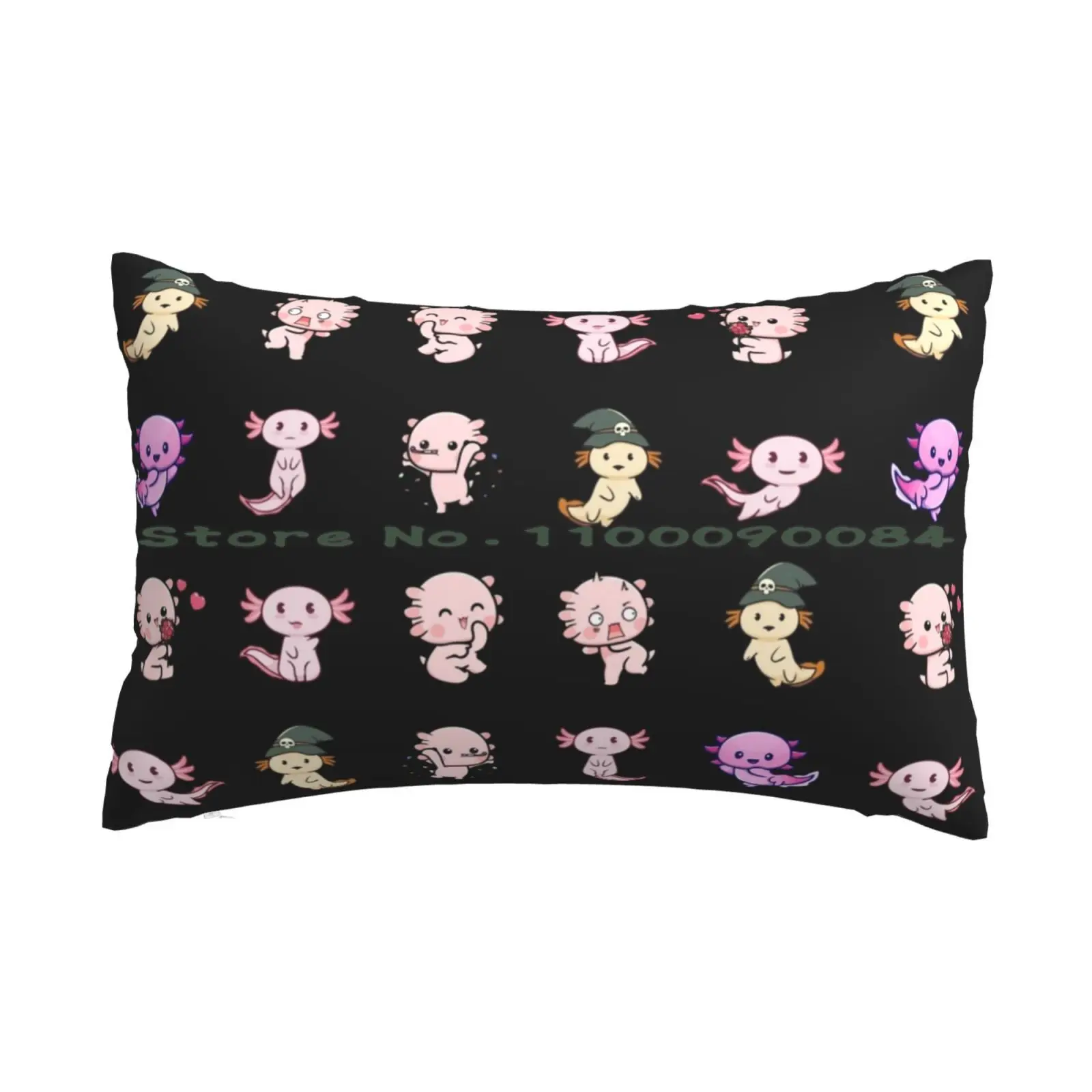 Axolotl Pillow Case 20x30 50*75 Sofa Bedroom Vintage Motorcycle Scooter Retro Italy Italia Classic Engine Road Vehicle Travel