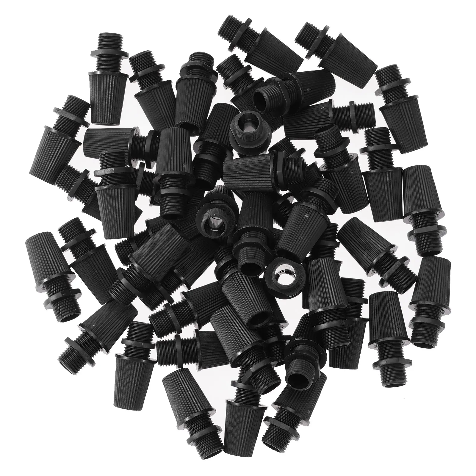 50pcs Plastic Cable Cord Connectors Strain Reliefs M10 Thread Cord Grips Cable Glands Clamps Electric Wire Lamp Cord Fastening