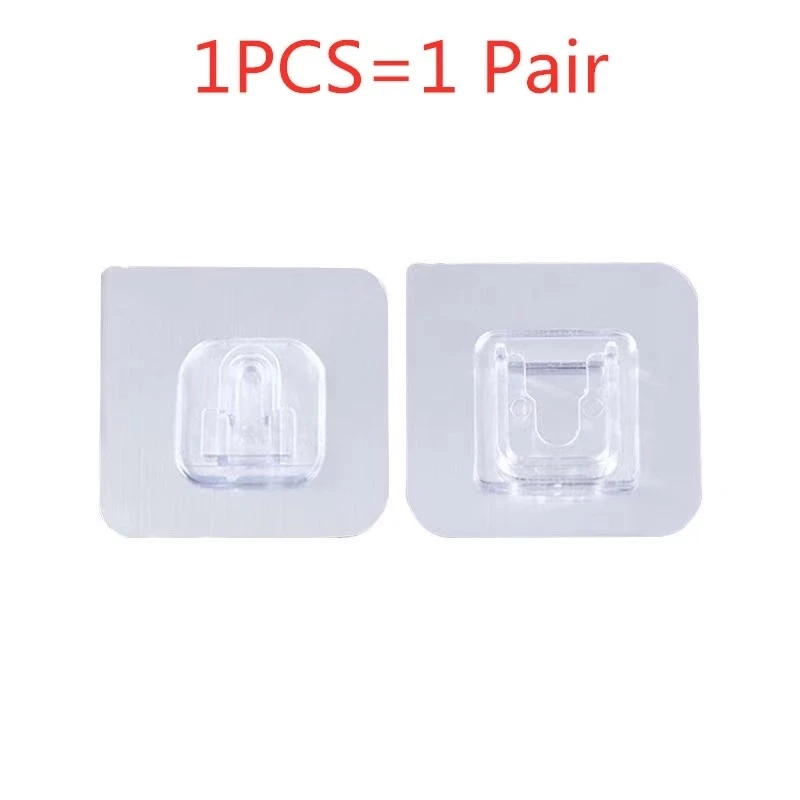 Kabel Organizer Dubbelzijdig Zelfklevende Haken Muur Hanger Zuignap Sucker Haak Dubbele Kleefband Muur Haken