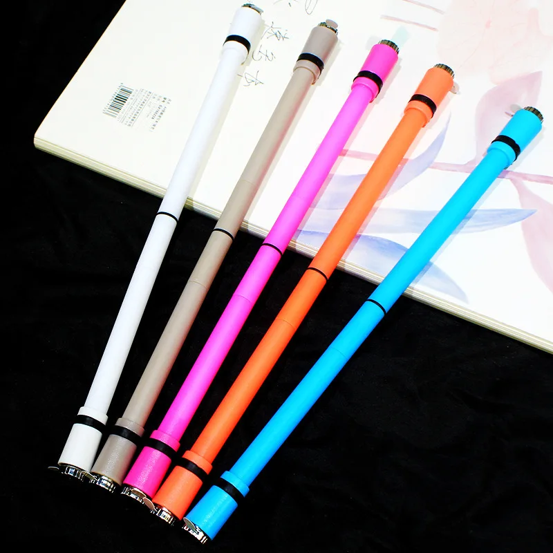 Glow Rotating Ballpoint Pens Turn Spinning Gaming Pen for Kids light Colorful Bright led Creative Flash Gift Toy School Supply