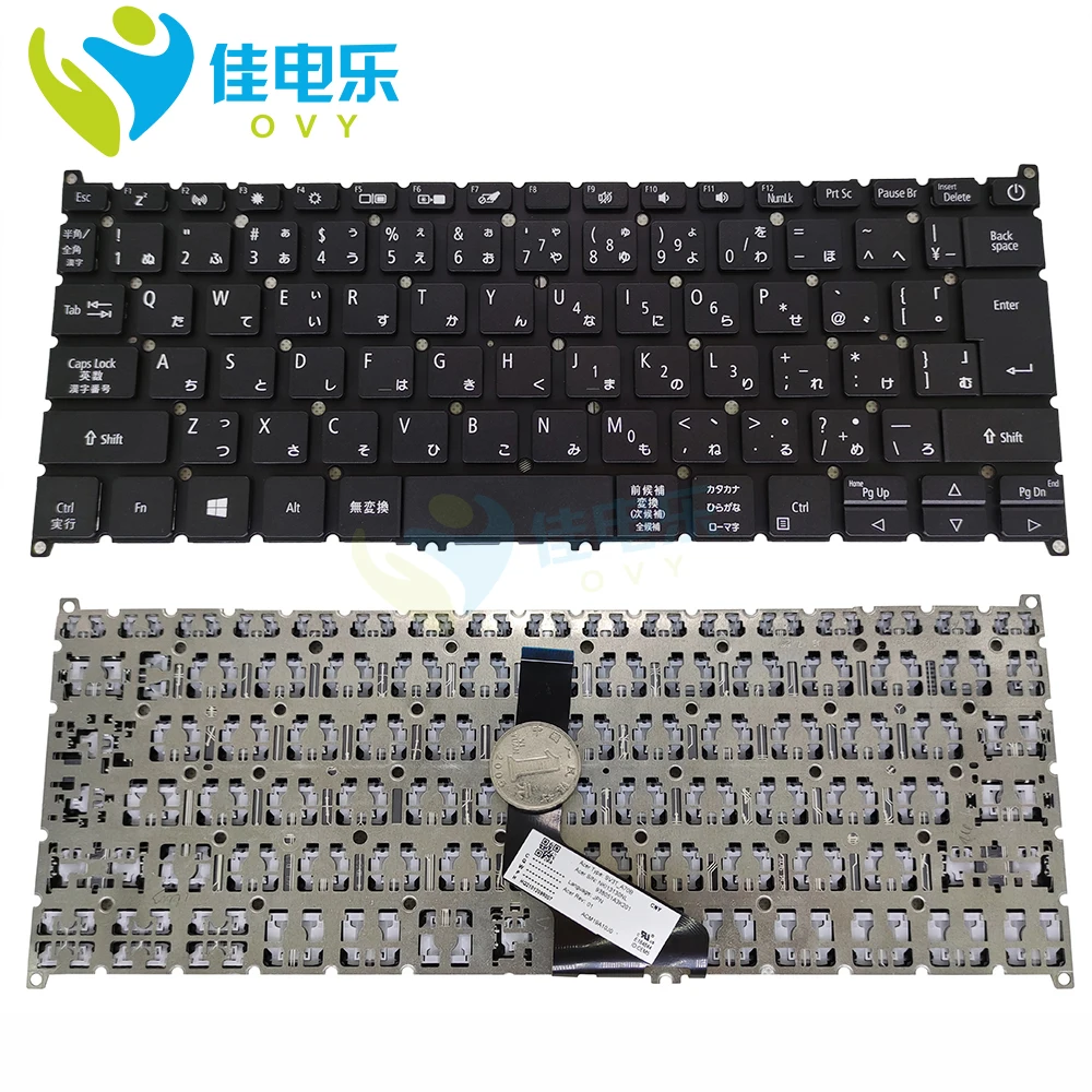 Japan Replacement Keyboards For Acer Swift 5 SF514-52 52T SF514-54GT SF514-51 Japanese Notebook Keyboard SV3T-A70B ACM19A10J0