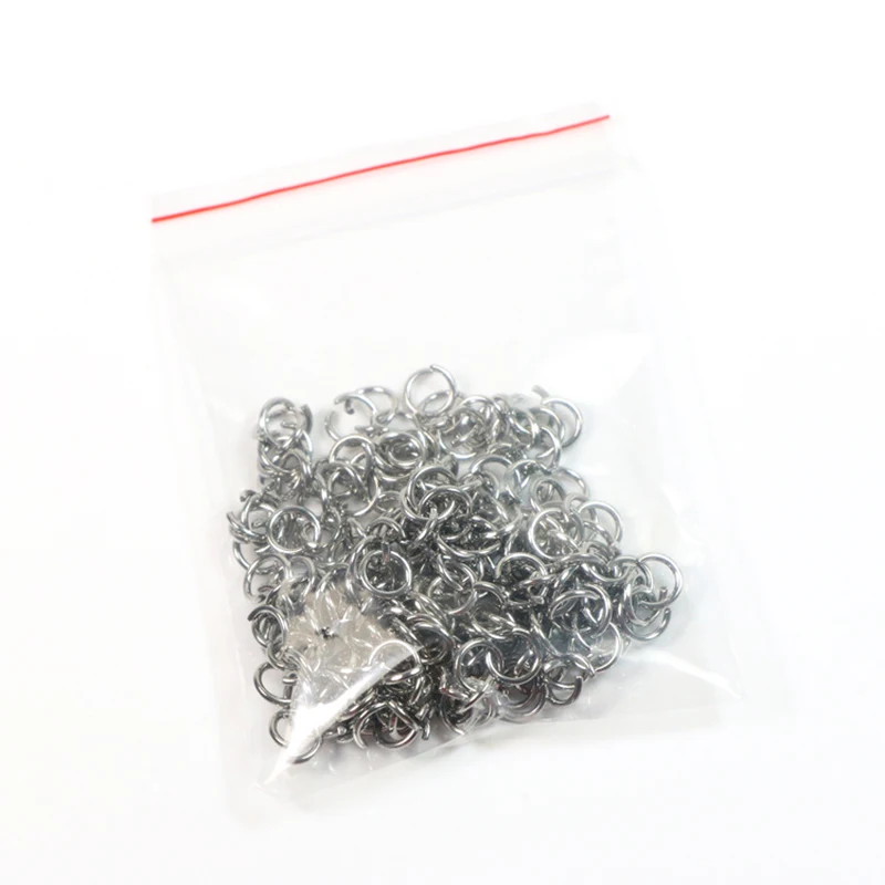 200Pcs 3 4 5 6 7 8 10 mm Edelstahl Jump Ring Split Ring Stecker Dicke Öffnen & geschlossen Ringe für Schmuck Machen Diy Erkenntnisse