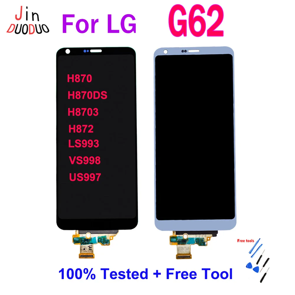 Original For LG G6  LCD Display Touch Screen Digitizer Assembly For LG G6 Display with Frame Replacement H870 LS993 VS998 US997