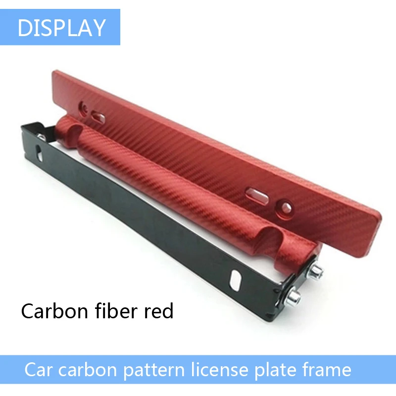 Carbon Fiber Car License Plate Frame For Suzuki Swift Jimmy Grand Vitara Samurai Alto Opel Insignia Corsa d Vectra C Mokka 2019