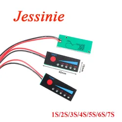 3.7V 1S 2S 3S 4S 5S 6S 7S 18650 Li-ion Lipo Lithium Lead Acid Battery Level Indicator Tester LCD Display Meter Module Capacity