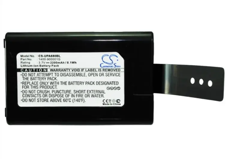 cameron sino 2200mah battery for UNITECH HT680 Rugged Handheld Terminal HT682 Multi-Languages PA690 1400-900001G 1400-900005G