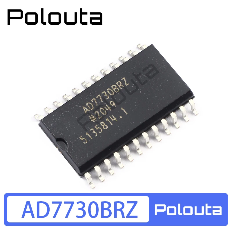 Polouta AD7730BRZ AD7730 AD7730BR SOP-24 SMD Converter Chip Integrated Circuits Patch Electronic Components Kits Arduino Nano