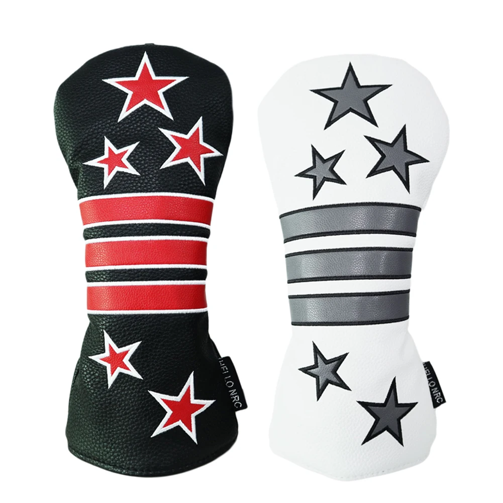 Golf Club Headcover Driver Wood Head Cover  1 Pcs PU leather NEW 2021 Star Style