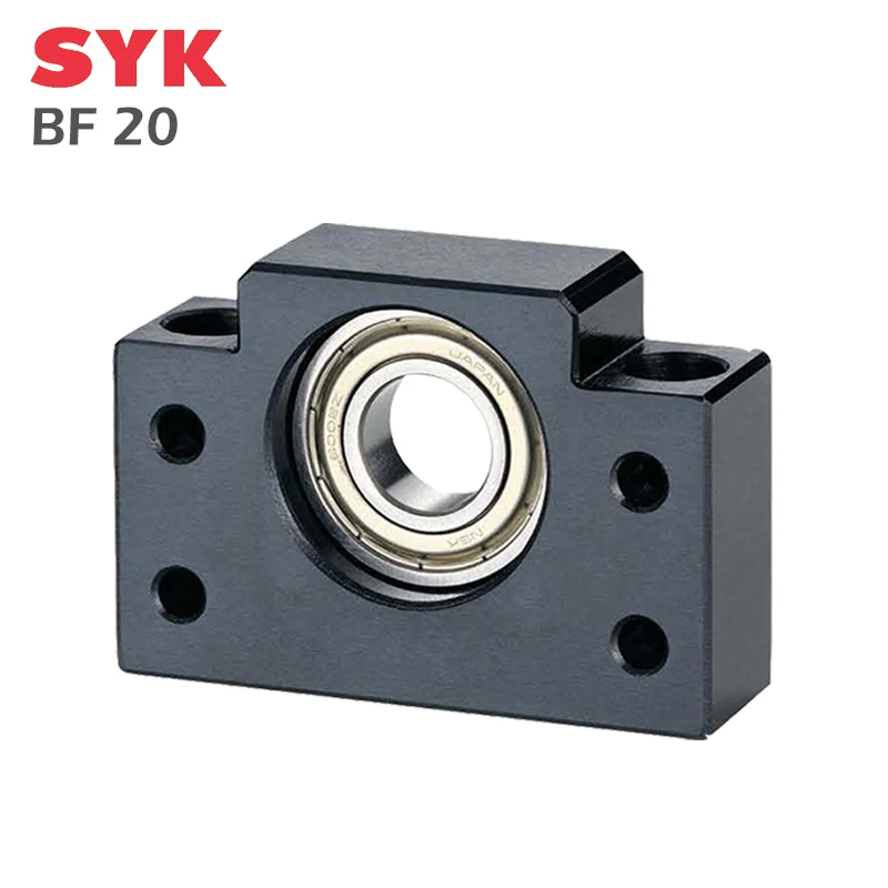 

SYK Support Unit BKBF Professional BF20 supported-side C7 C3 for ballscrew TBI sfu 2505 2510 Premium CNC Parts Spindle End