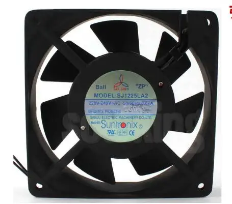 

San Jun SJ1225LA2 AC 220V 240V 0.07A 120x120x25mm 2-Wire Server Cooling Fan