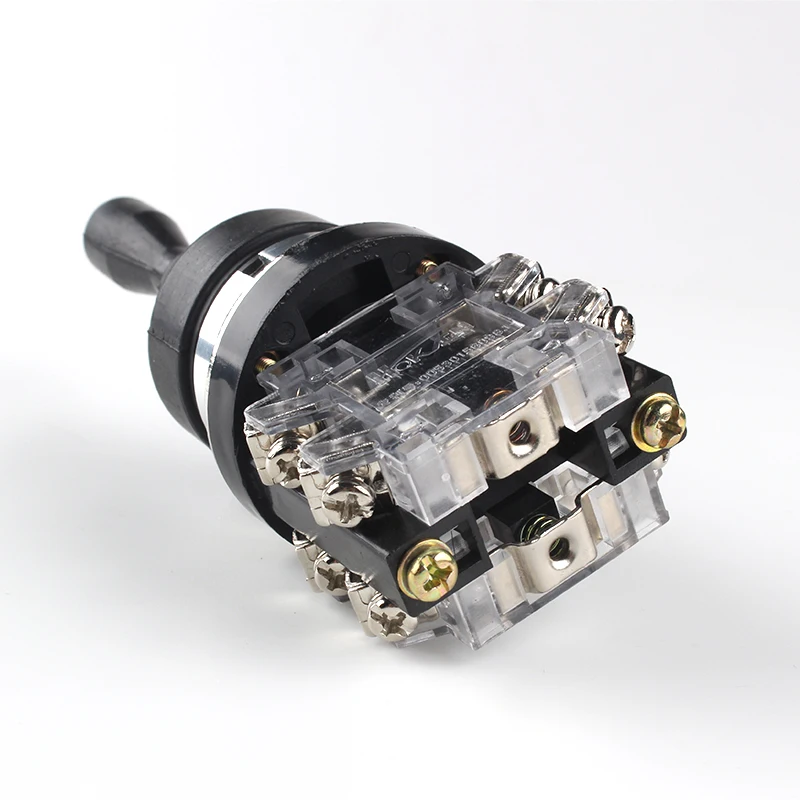 Spring Return Joystick Switch for Crane and Forklift, Momentary Latching, 4Position, HKA1-41Z04, Crosss Joystick Switches