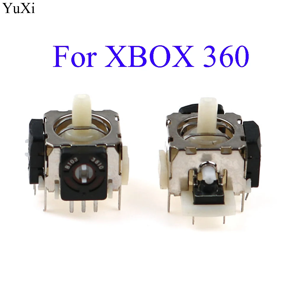 2Pcs/set 3D Analog Joystick For XBOX 360 Controller Game Joystick Replacement Wireless Controller Analog Sensor Axis Accessories