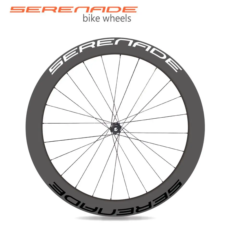 Disc brake road bike components 60mm carbon wheelset novated D411cb D412cb