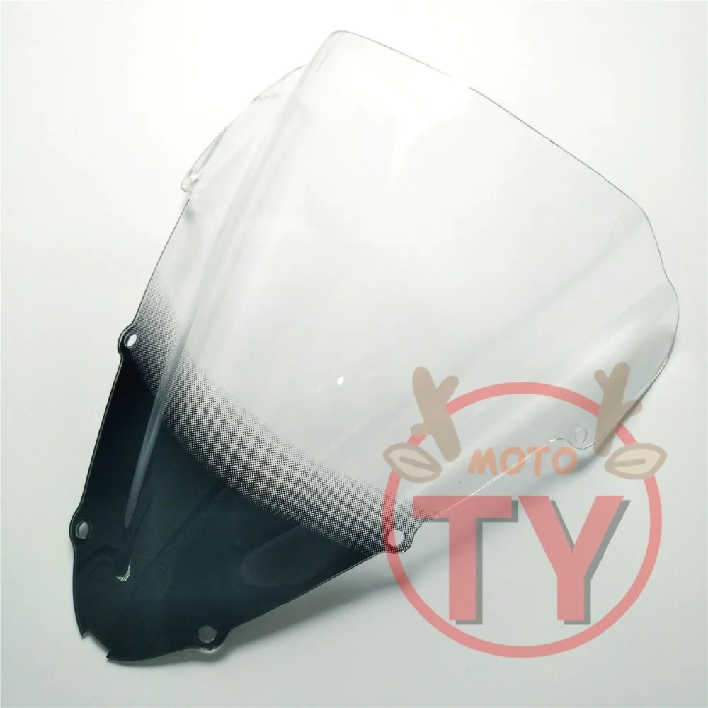 For Honda CBR 600 F4I CBR600 f4i 2001 2002 2003 2004 2005 2006 2007 cbr Black Windshield WindScreen Double Bubble