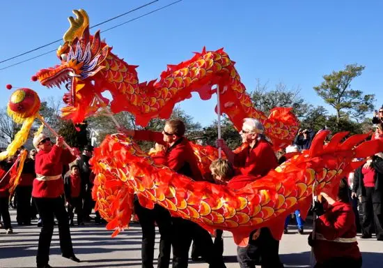 7.9m Silk Dragon Dance size 6  Kid  8 Player Children Student School Performance Party Event Festival Parade Folk Stage  China