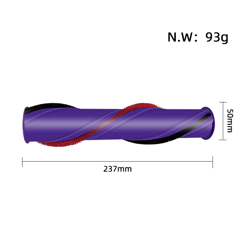 Compatible for Dyson V8 Carpet Brushroll Bar Replacement Vacuum Cleaner MotorHead Carbon Fiber Roller Spare Parts Accessories