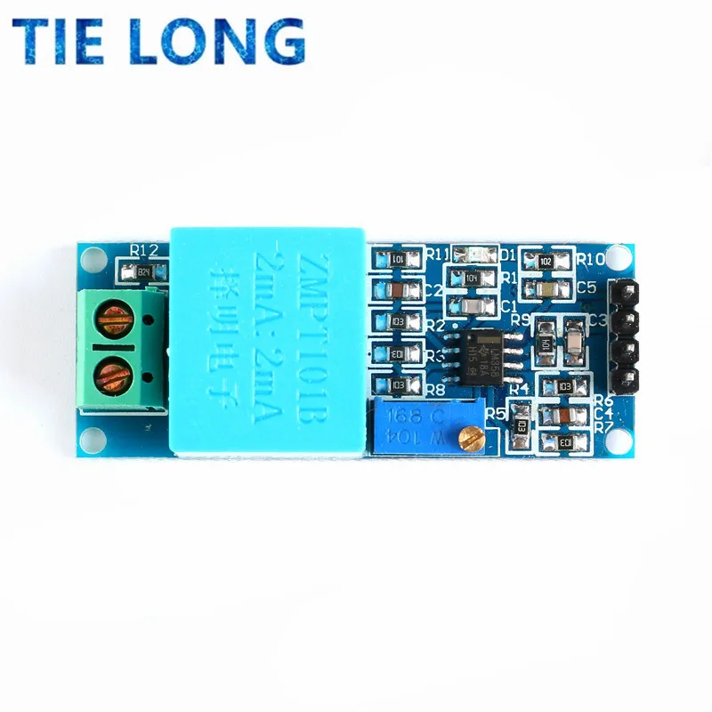 Active Single Phase Voltage Transformer Module AC Output Voltage Sensor Mutual Inductance Amplifier for Arduino Mega ZMPT101B