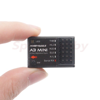 Hobbyeagle A3 Mini 6-axis Gyro Flight Controller Support PPM SBUS Multi-protocol Digital Serial Receiver For Fixed-wing airplane