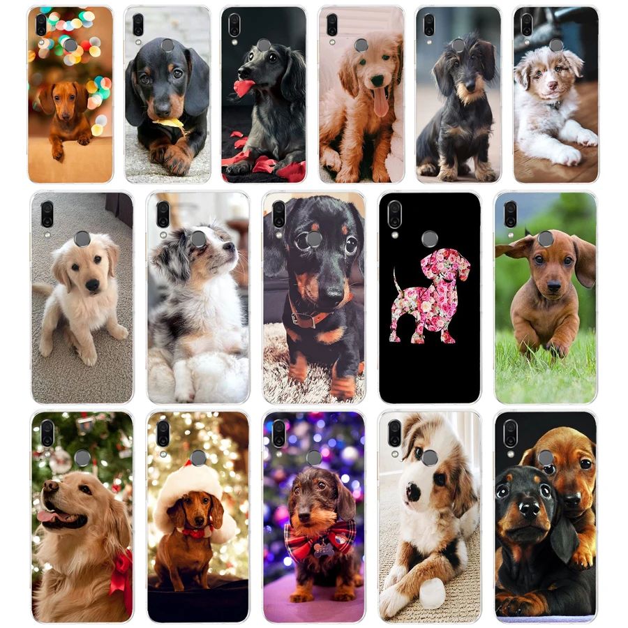 108FG Dachshund Teckel Dackel Dog gift Soft Silicone Tpu Cover phone Case for huawei Honor 8 Lite 8X 8s 9x