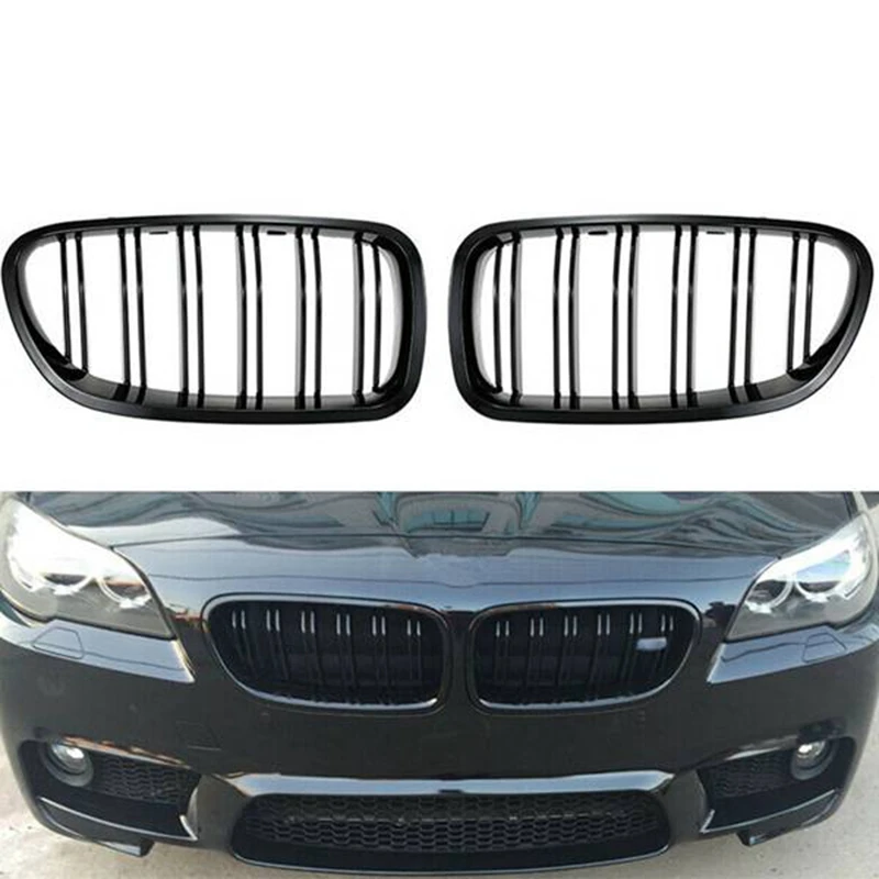 شبك سيارة أسود لامع ، ملحقات السيارة ، لسيارات BMW F01 F02 7 SERIES 730D 740D 750D #2