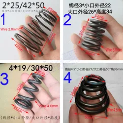 2pcs/pack steel conical coil spring conical sprial compression spring double conical spring